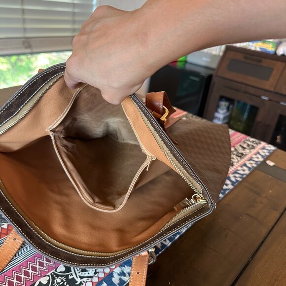 Celine Macadam Vintage Zippered Shoulder Tote, EUC - Picture 15 of 17